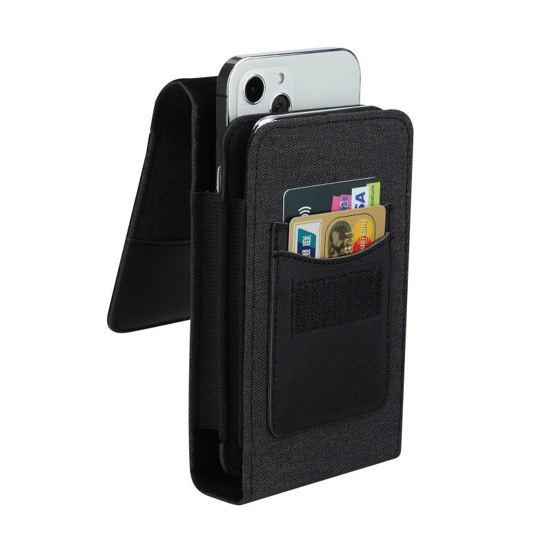 Étui pochette téléphone noir