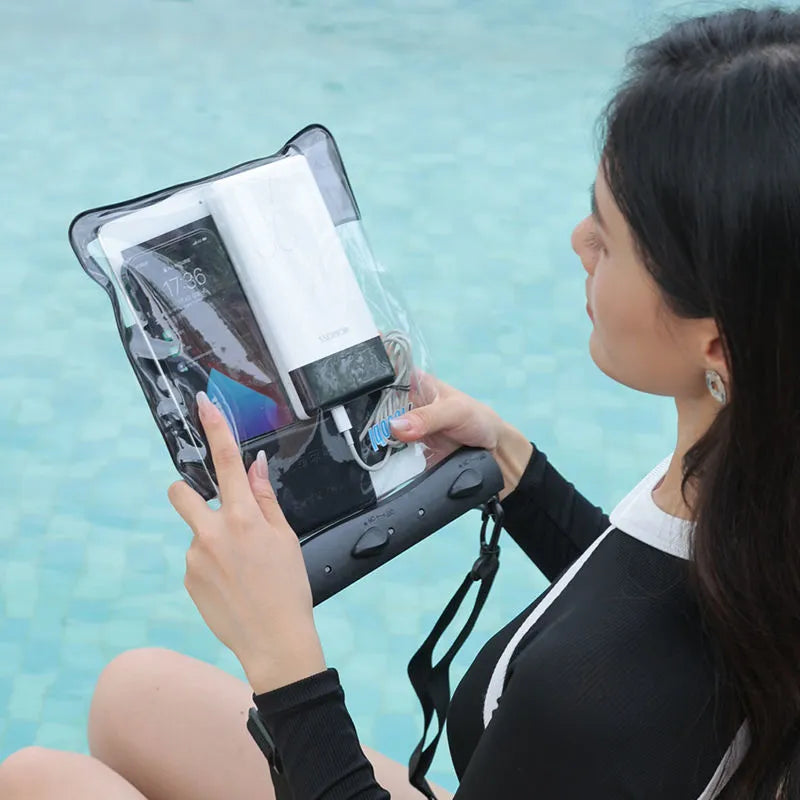 Grande pochette étanche pour téléphone