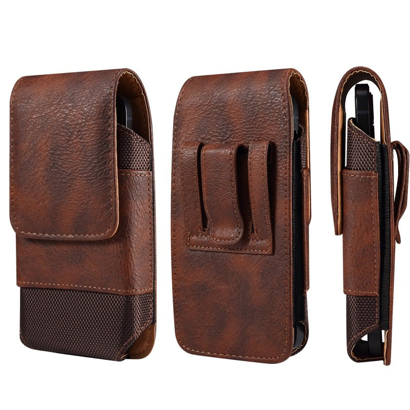 Pochette ceinture téléphone similicuir homme