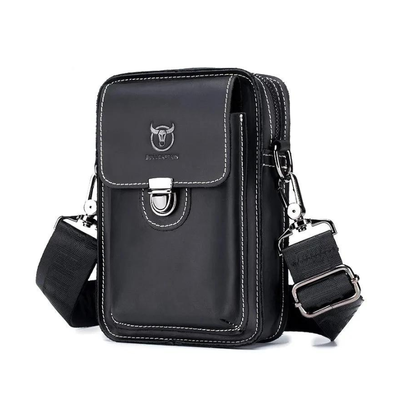 Pochette cuir téléphone bandoulière