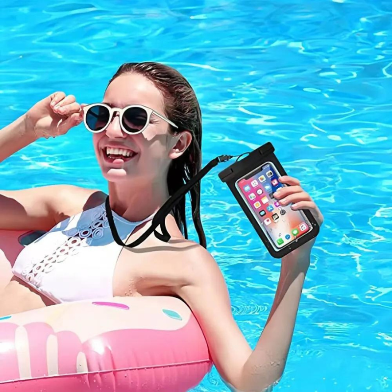 Pochette étanche et transparente pour téléphone