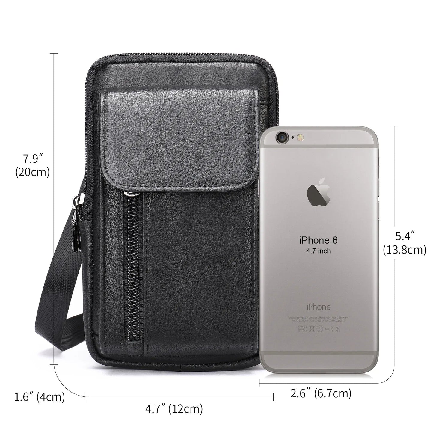 Pochette téléphone ceinture homme
