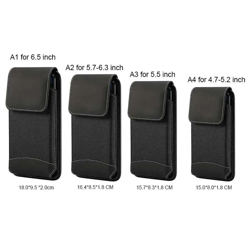 Pochette téléphone ceinture tissu