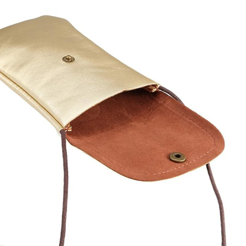 Pochette telephone doré