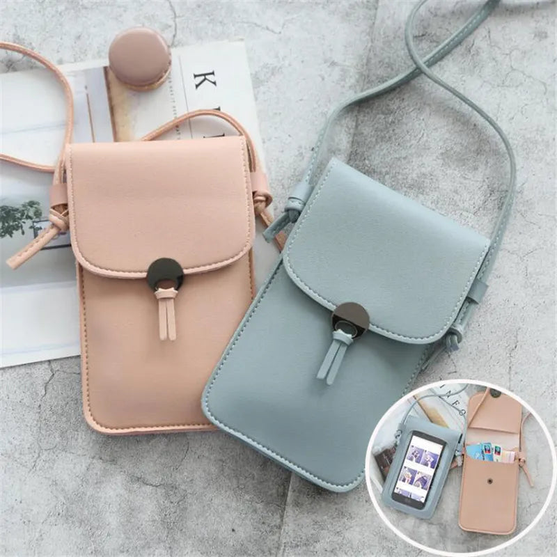 Pochette téléphone petit noeud