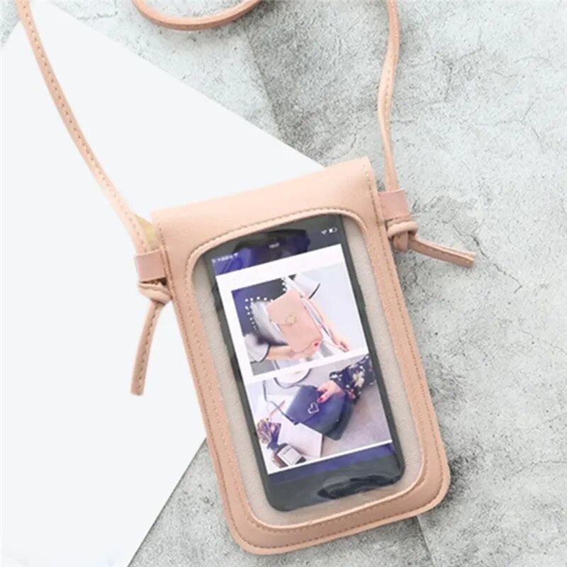 Pochette téléphone petit noeud