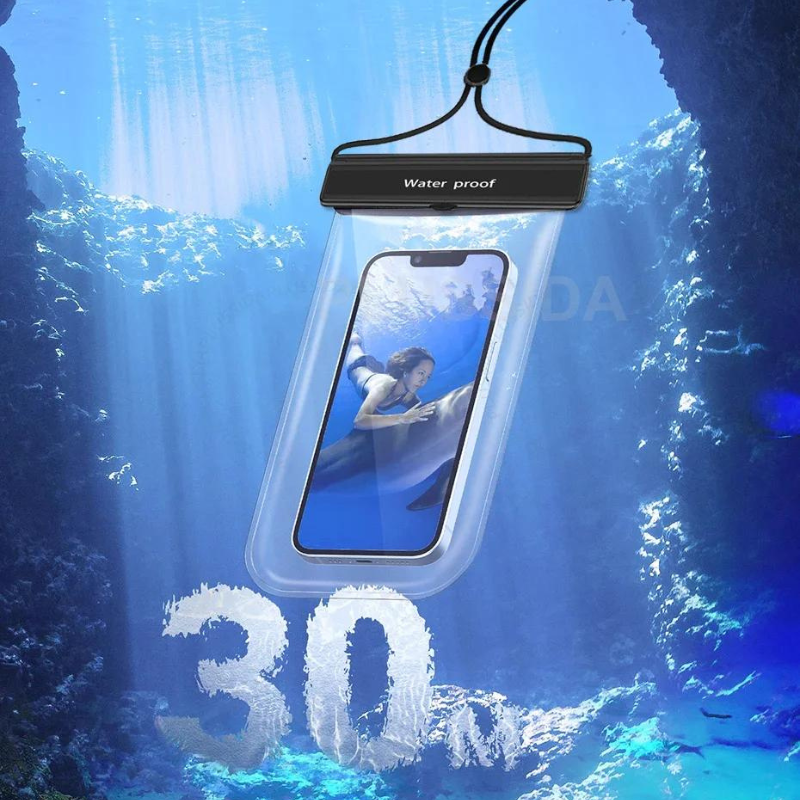 Pochette téléphone sous l’eau