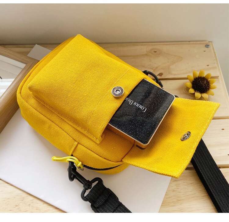 Pochette téléphone tissu