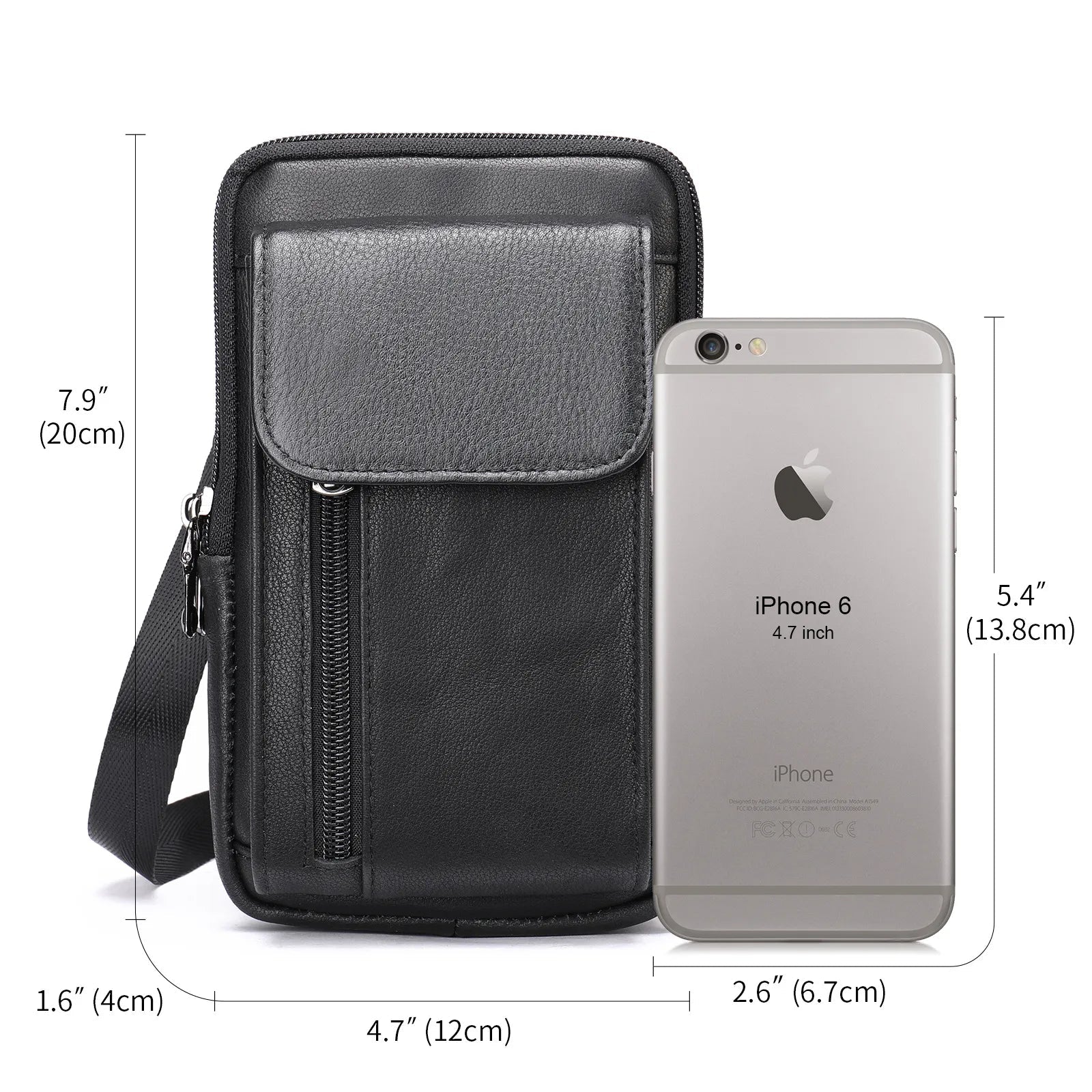Téléphone Portable Pochette Cuir Ceinture Homme Acheter Sac De